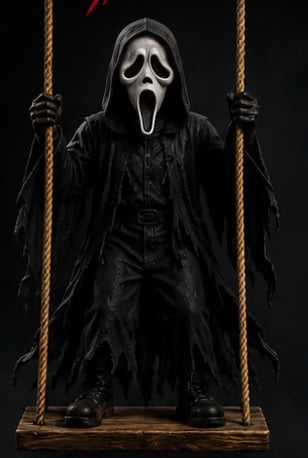Horror Movie Character Swinging Decor